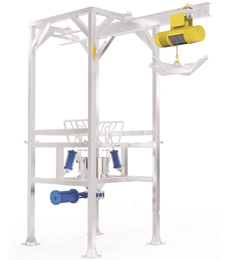 噸袋破袋機開袋站